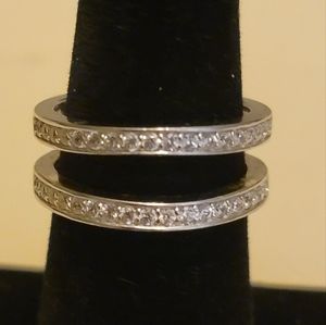 925 sterling silver cz size 6.5